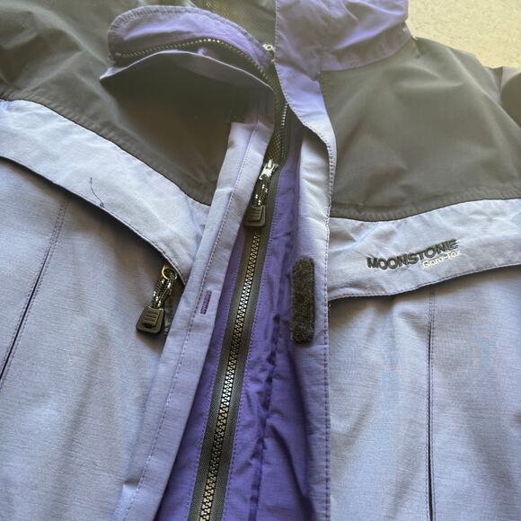 Men's Vintage 90's Moonstone Gore-Tex Faded Purple Mountain Light Ski Jacket L - Picture 7 of 9